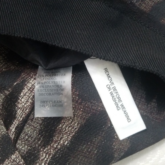 Ann Taylor lined leopard mini skirt size 0P  *C9 - Picture 3 of 4